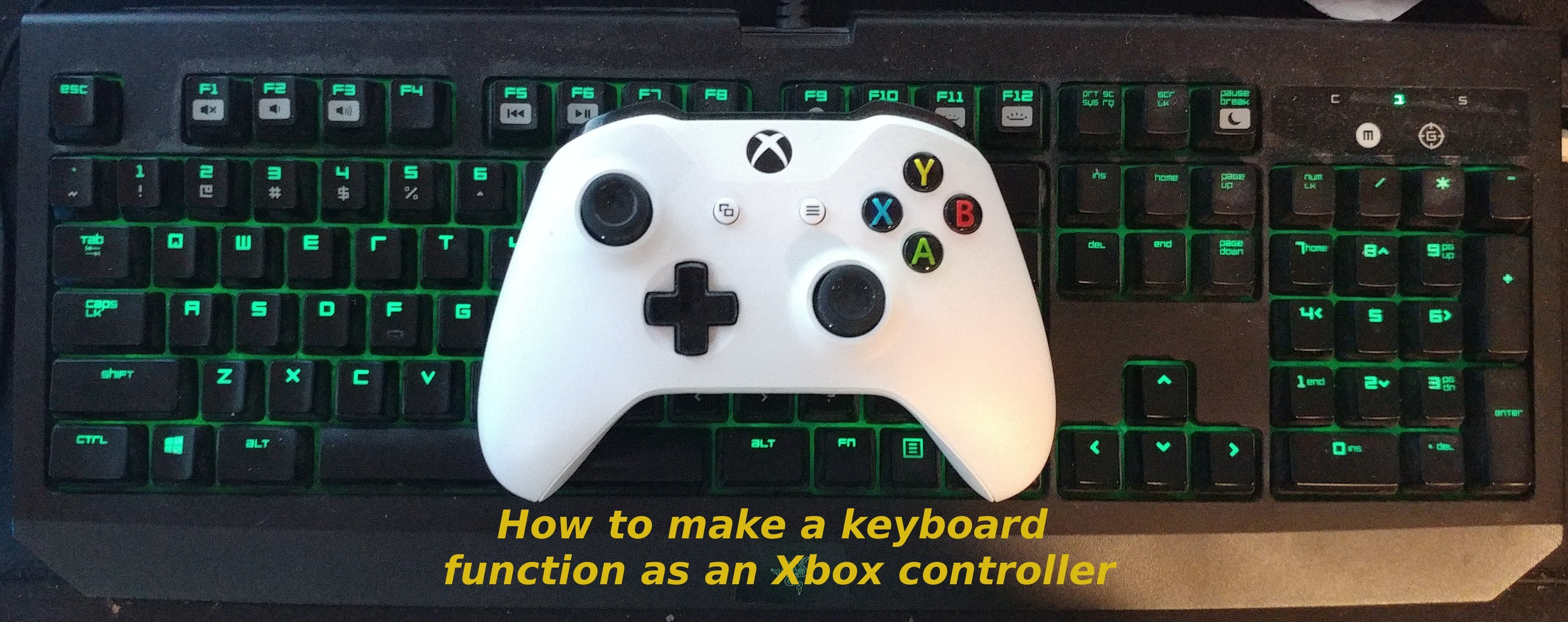 keyboard to controller emulator mac